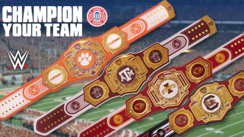 WWE Unveils Collegiate Legacy Title Belts for Additional Schools